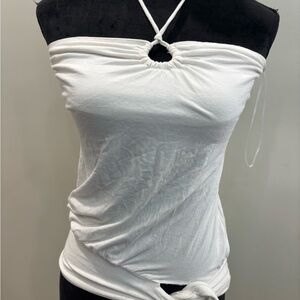 Vintage Guess White Halter Top